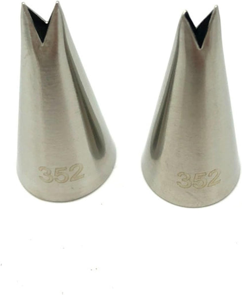 7-Piece Stainless Steel Piping Tips Set for Cake Decorating, Cookies, Cupcakes, Icing Tools