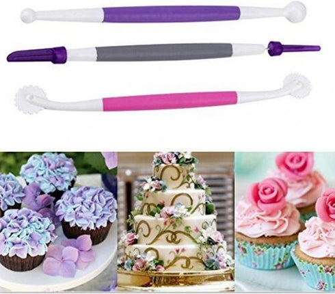 5 Pieces Cake Decorating Tool Set, Brushes for Cake Cookie Fondant Decoration