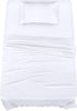 Utopia Bedding Twin Sheet Set, 3 Piece, Soft Microfiber, White
