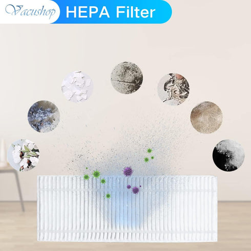 Replacement Parts for Yeedi Mop Station Robot Cleaner, X4 Mop, X4 Side Brush, X2 Filter (10)