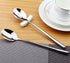 Miupoo Korean Soup Spoons, Stainless Steel Long Handle Tablespoon, Pack of 5