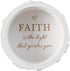 Precious Moments Rosary Box for Girls - First Communion Gift with Pearl-Look Rosary, Faith is The Light That Guides You