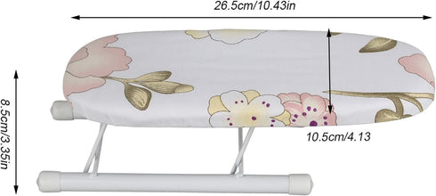 Fdit Small Ironing Board Toy for Sleeves, Neckline, T-shirt Collar, Cuff, Underwear (Not Suitable for Complete Clothing)
