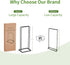 EASTTOWEST Hanger Organizer Stacker, 2 Pack Clothes Hanger Storage Rack for Closet Laundry Room
