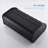 HILFA Stainless Steel Bread Box with Roll Up Lid, 17.5X11.5X7.5 inch Matte Black Kitchen Storage