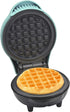 Mini Waffle Maker by Select Brands - Classic Mini Waffle Iron for Savory or Dessert Waffles, Mint Green