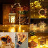 Microwear 33Ft Powered,8 100 10M Photo Clip String Lights,USB or Battery Modes LED Hanging String Fairy Lights