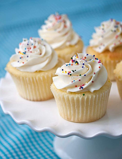 Gifbera Mini White Cupcake Liners, 400-Count Greaseproof Paper Muffin Baking Cups for Baking and Celebration