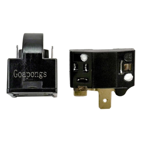 Refrigerator PTC Starter Relay 2 Pin and 6750C-0004R Overload Protector for 15 Ohm 1/6HP Compressor