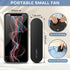Nezylaf Handheld Mini Fan, 2 Speeds Rechargeable Travel Fan, Portable USB Small Pocket Fan for Women, Outdoor Essentials