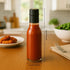 WERTIOO Hot Sauce Bottles 21-Pack, 5oz Round Small Glass Bottles with Caps & Funnel, Reusable Mini Sauce Containers for