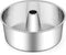 E-far 10-Inch Angel Food Cake Pan - Stainless Steel Tube Pan for Baking Pound Chiffon Cake, Dishwasher Safe