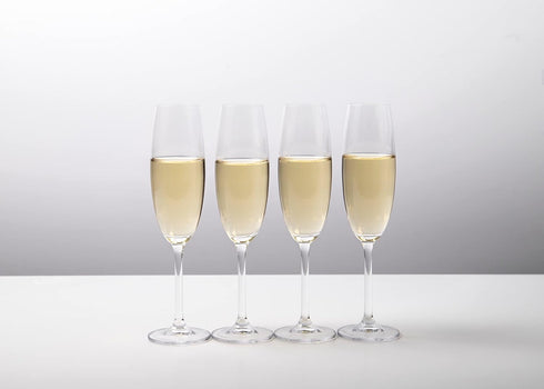 Mikasa Julie Champagne Flute, 8-Ounce, Set of 4