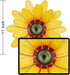 YEAHOME Sunflower Garden Decor, 11'' Metal Flower Wall Art for Kitchen, Bathroom, Indoor Outdoor