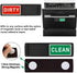 Dishwasher Magnet Clean Dirty Sign, Kitchen Message Sign with Adhesive Stickers Slide Indicator for Dishes/Washing
