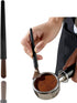 Professional Coffee Grinder Brush, ABS Handle with Nylon Bristles for Espresso Grounds Cleaning