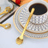 Golden Cat Paw Coffee Spoons - Cute Cat Paw/Dog Paw Stainless Steel Teaspoon for Dessert, Stirring Spoon