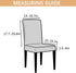 2 Pack Dining Chair Covers, Stretch Spandex Removable Washable Protector Chair Slipcovers for Dining Room Kitchen (Sky