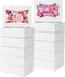 TOMNK 50pcs Cookie Boxes with Window, 8x6x2.5 Inches Bakery Boxes for Treats, Muffins, Donuts, Chocolate Covered