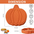 Pumpkin Cake Pan 3 Pack Silicone Pumpkin Pancake Mold, 7 Inch Fall Cake Molds Pumpkin Layer Rainbow Baking Cake Pan for Halloween Thanksgiving by Dootafy