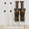 Tigerden Free Standing Shoe Racks, Tall Black Metal Boot Rack Organizer for 4