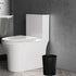 3 Pack JiatuA Small Trash Can with Trash Bags Bathroom Garbage Bin Round Plastic Waste Basket for Kitchen, Bedroom
