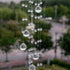 Crystal Beaded Strands Clear Glass Beads Curtain, Wedding Props Decor, Hanging Ceiling Decoration Accessories