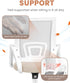 NEO CHAIR Office Desk Computer Chair Ergonomic Mesh Gaming Cushion Seat with Comfy Lumbar Mid Back Support Adjustable
