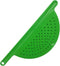 Handheld Plastic Pot Drainer, Noodle & Pasta Strainer with Handle - Fits up to 9" Pots (Green)