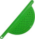 Handheld Plastic Pot Drainer, Noodle & Pasta Strainer with Handle - Fits up to 9" Pots (Green)
