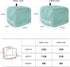 2 Slice Toaster Cover, Solid Teal Color Dustproof Bakeware Protector with Pockets for Small Kitchen Appliances