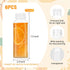 DODHEG 6 17 Pcs Ounce Plastic Juice Bottle, Bulk Beverage Containers, Drink Containers for Milk, Juice, Drinks Bottle