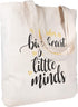CARAKNOTS Teacher Appreciation Tote Bag for Women, Canvas Shoulder Bag with Pocket