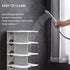 6-Tier Closet, Narrow Shoe Rack for Small Entryways, Space-Saving Adjustable Stackable Shelves, Free Standing Shoe