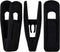 Black Velvet Hangers Clips, 20 PCS Non-Slip Clips for Suit Pant Skirt Hanger