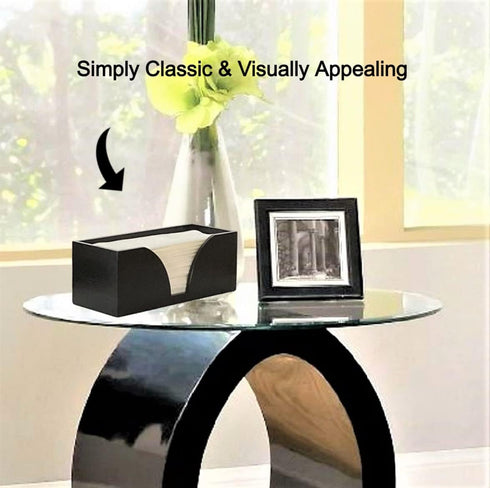 Kitchen Noble Countertop 9.7" 3.7" Multifold Paper Towel Dispenser Holder - Minimalist Design for Multifold, Trifold