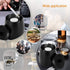 Large Outdoor Cigarette Ashtray with Lid, Smokeless Stainless Steel Ash Trays, Covered Windproof Smell Proof Ashtrays
