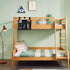 Linen Bedside Caddy, Bedside Storage Organizer for Hospital Beds, College Dorm Rooms, or Baby Bed (Classic 4 Pockets