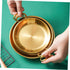 Amphora Stainless Steel Snack Plate for Housewarming, Fried Chicken Serving Tray, Camping Griddle