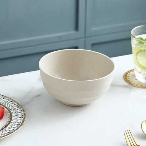 Wheat Straw Bowls Set of 5, 26 oz Large Unbreakable Bowls, Dishwasher & Microwave Safe