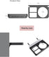 Wall Mount for Blow Dryer - Hair Tool Storage Organizer, Compatible with Flat Iron Holder (Black)