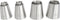 Sultan Piping Nozzle 4PCS 304 Stainless Steel Russian Piping Tips for Baking, Icing, Decorating Cookies, Cupcakes