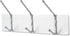 Safco 4161 Wall Rack Coat Hook, 3 Hook, Silver