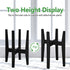8 12 Inches Rnined Plant Stand Indoor, Bamboo Plant Shelf, Adjustable Corner Plants Flower Holders Single Floor Plant