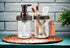 SheeChung Mason Jar Toothbrush Holders, Bathroom Accessories and Organizers, Glass Holders for Bathroom