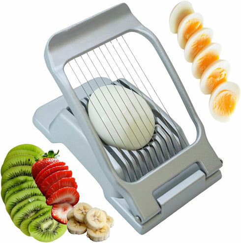 Annie & Mia Design Egg Slicer, Stainless Steel Wires Dishwasher Safe Aluminum