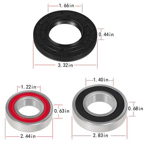 Washer Seal & Bearing Replacement Kit for Samsung DC97-17004A DC97-17004B DC97-17004E Washer Tub Drum Assembly
