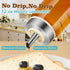 Matifaner Container(10 ozpack 2) Honey Dispenser No Drip, Maple Syrup Dispenser, Olecranon design, automatic
