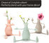 Florino Friendly Flower Vase - Modern Home Décor for Flowers, Unique Gifts by Peleg Design (Stone)