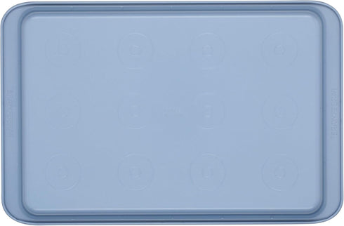 Farberware Easy Solutions Nonstick Bakeware - 10 Inch x 15 Inch Cookie Pan with Drop Zones, Blue